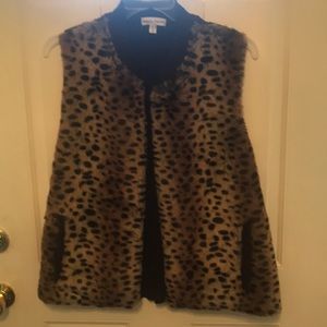Animal print SWEATER vest🎈